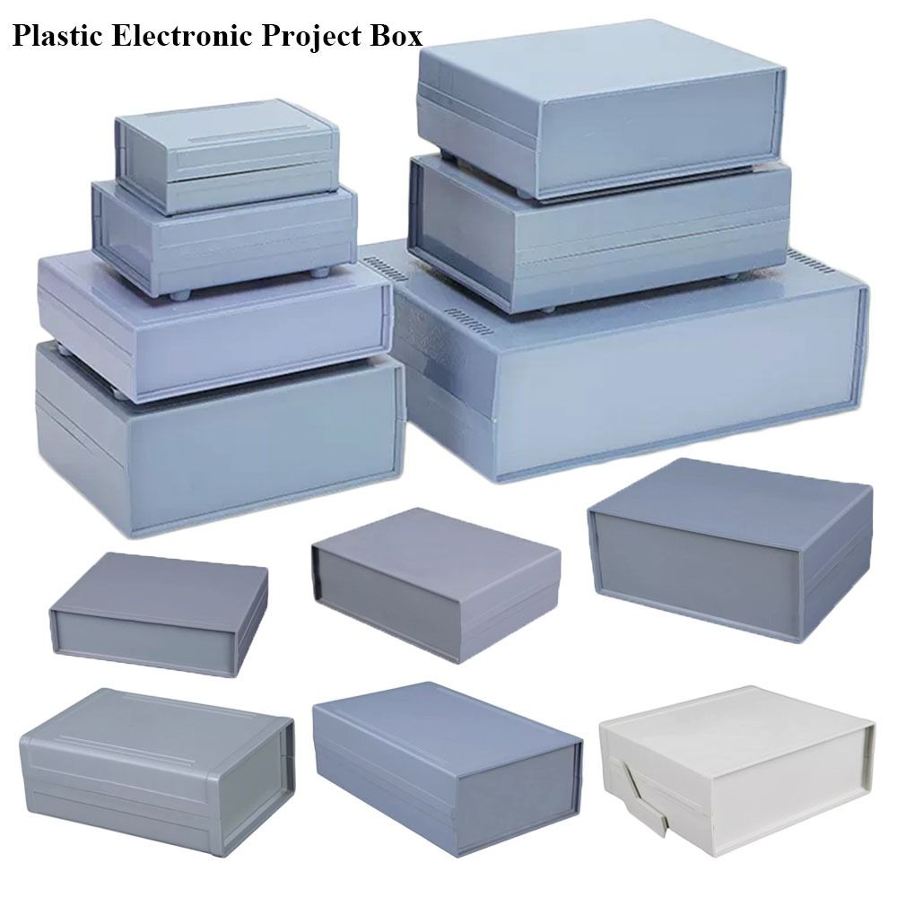 Diy Box Electronics Mall - Custodia in plastica impermeabile grigia fai