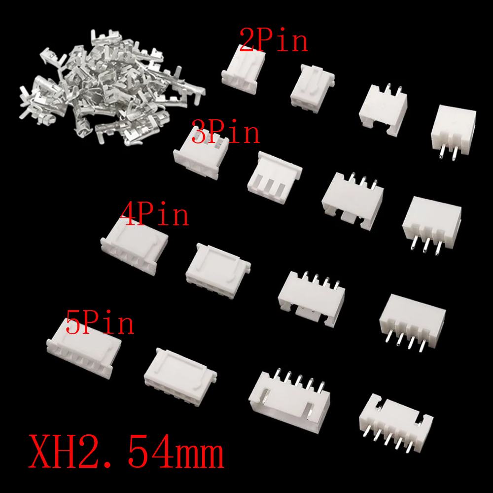 Male Female Header Pin - 100Pcs XH2.54 terminali connettore JST 2/3/4/5