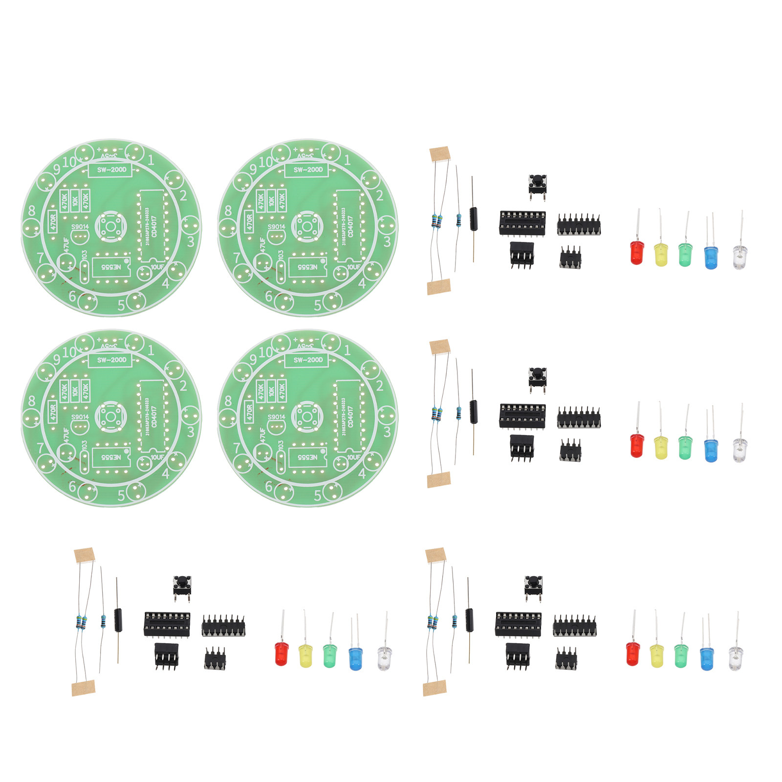 Diy Electronics Projects For Beginners - Kit di pratica per saldatura elettronica,