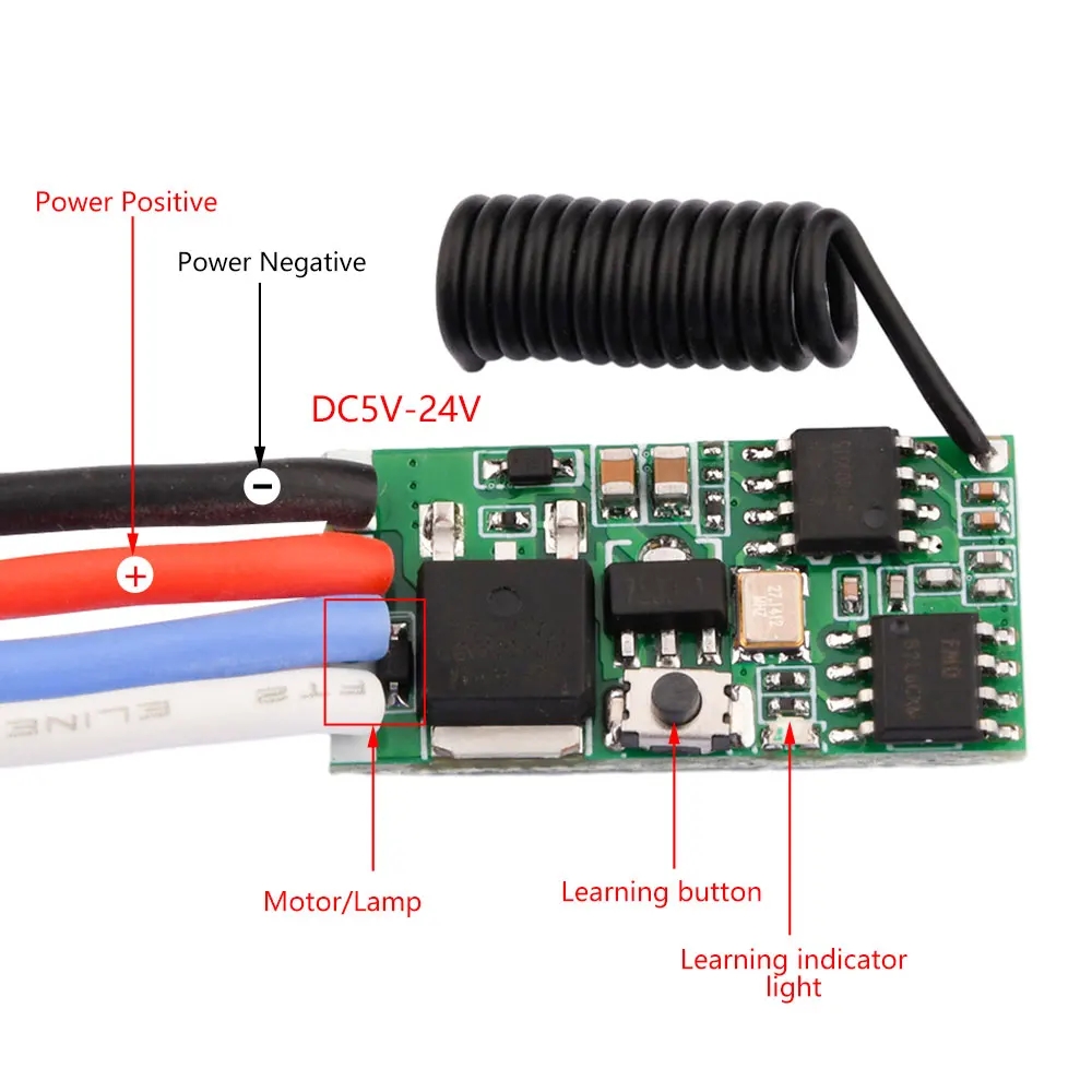Rf 433Mhz Module - Modulo Ricevitore Wireless RF 433MHz DC