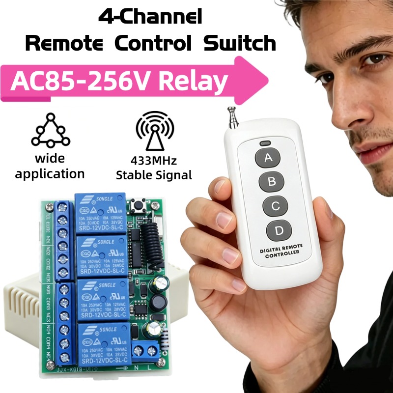 Rf 433Mhz Module - Interruttore di Controllo Remoto RF a