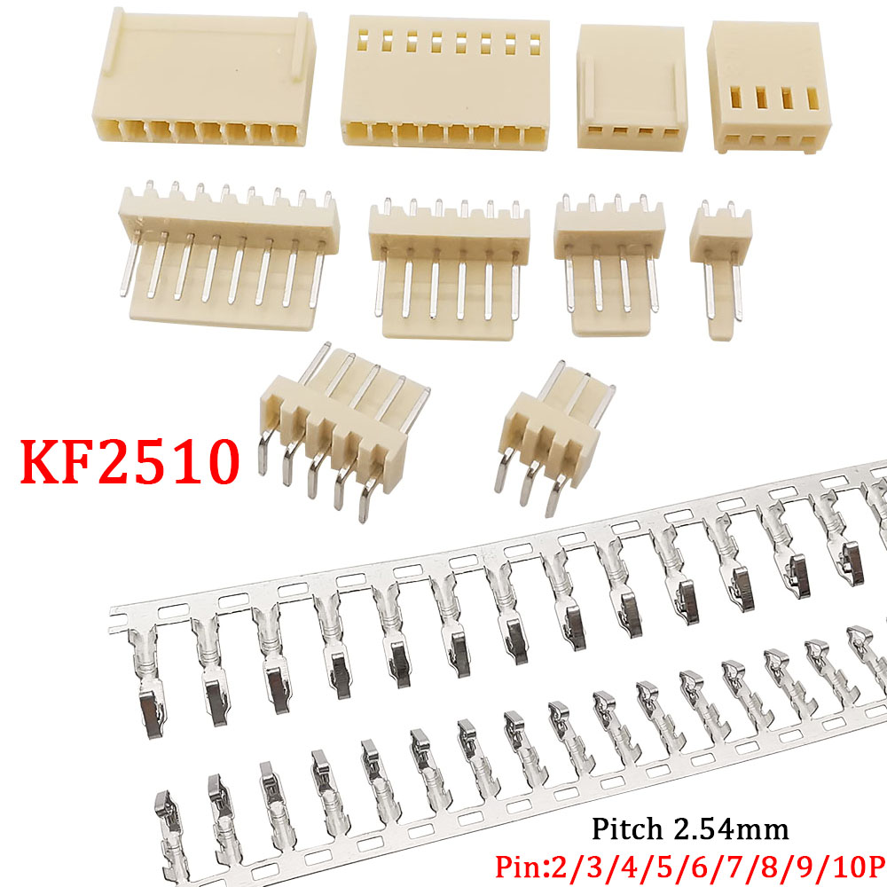 Male Female Header Pin - 100 Pz KF2510 Connettore Passo 2.54mm