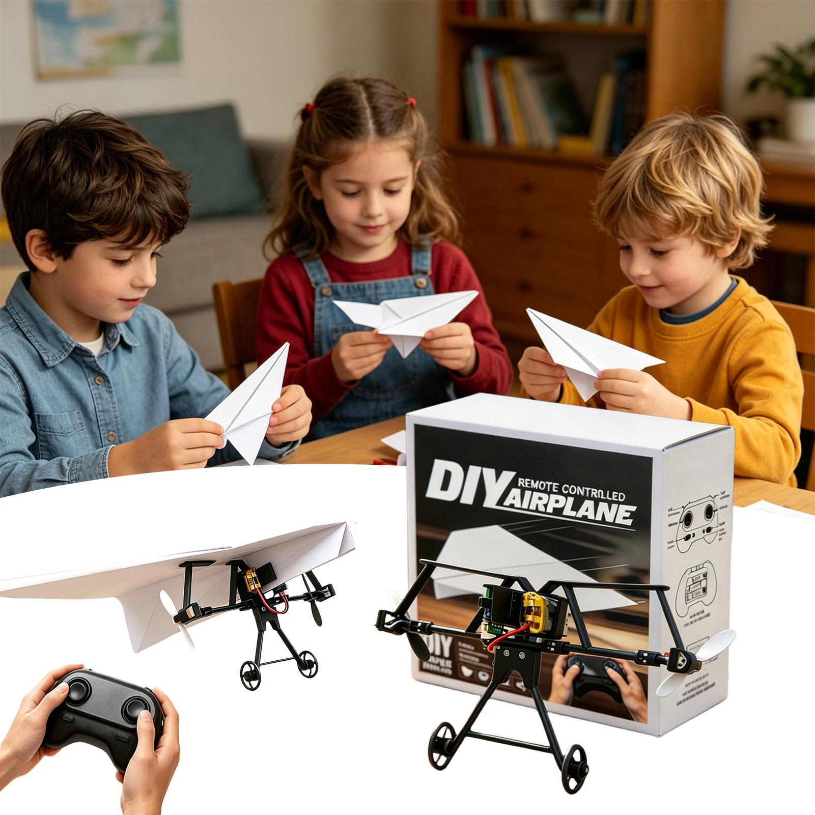 Diy Electronics Kids - Kit Fai-da-Te per Aeroplanino di Carta