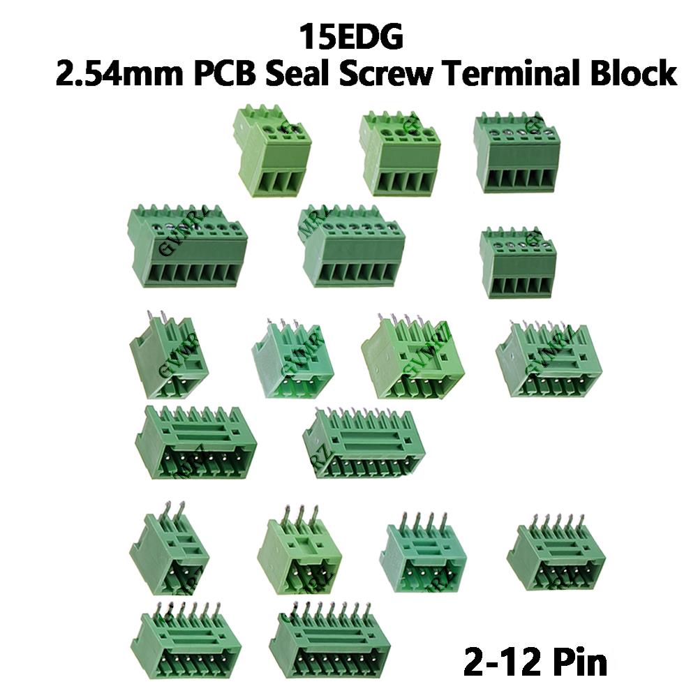 Male Female Header Pin - 5Set 15EDG Connettore a vite sigillato