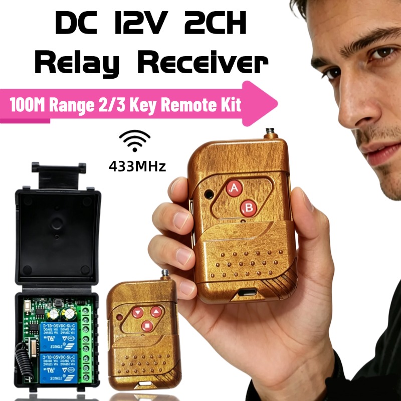 Rf 433Mhz Module - Modulo Relè 433.92Mhz DC 9-30V 12V