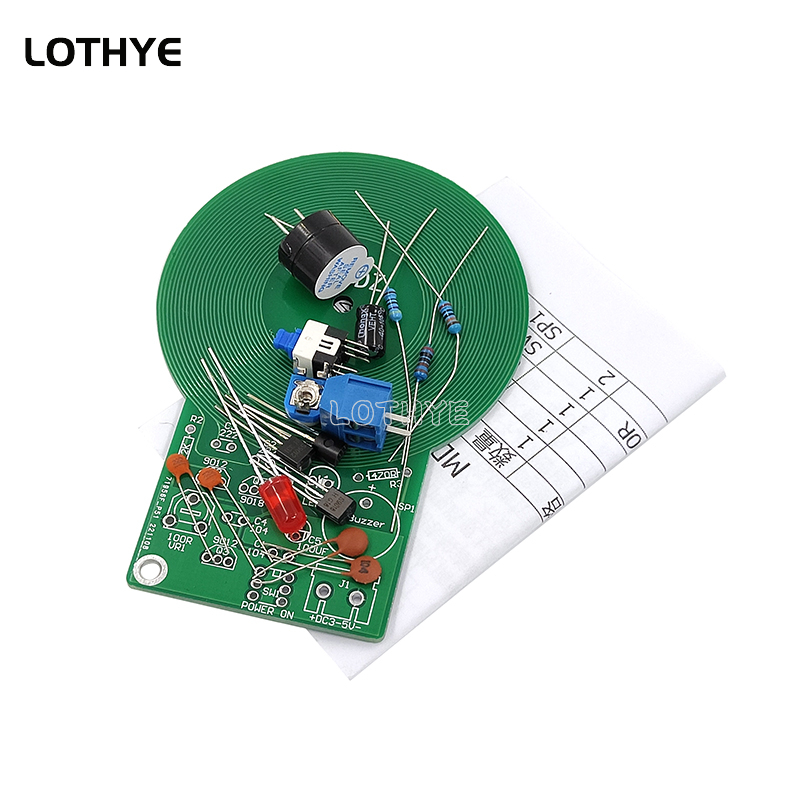Diy Electronics For Beginners - DC 3V-5V Kit Metal Detector Kit