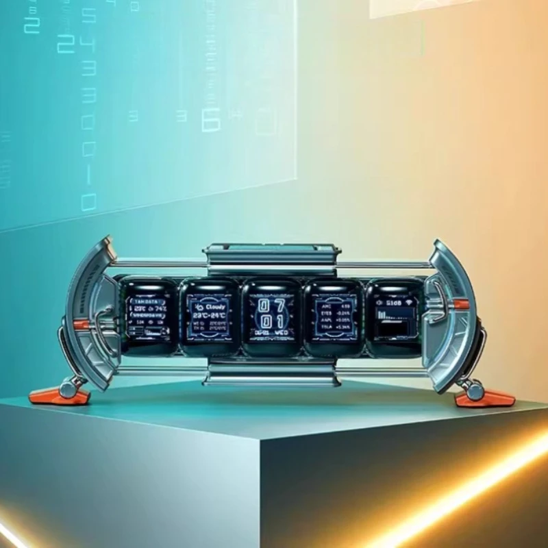 Diy Electronics Table - Figurine Elettroniche Fai-da-Te, Orologio Creativo con