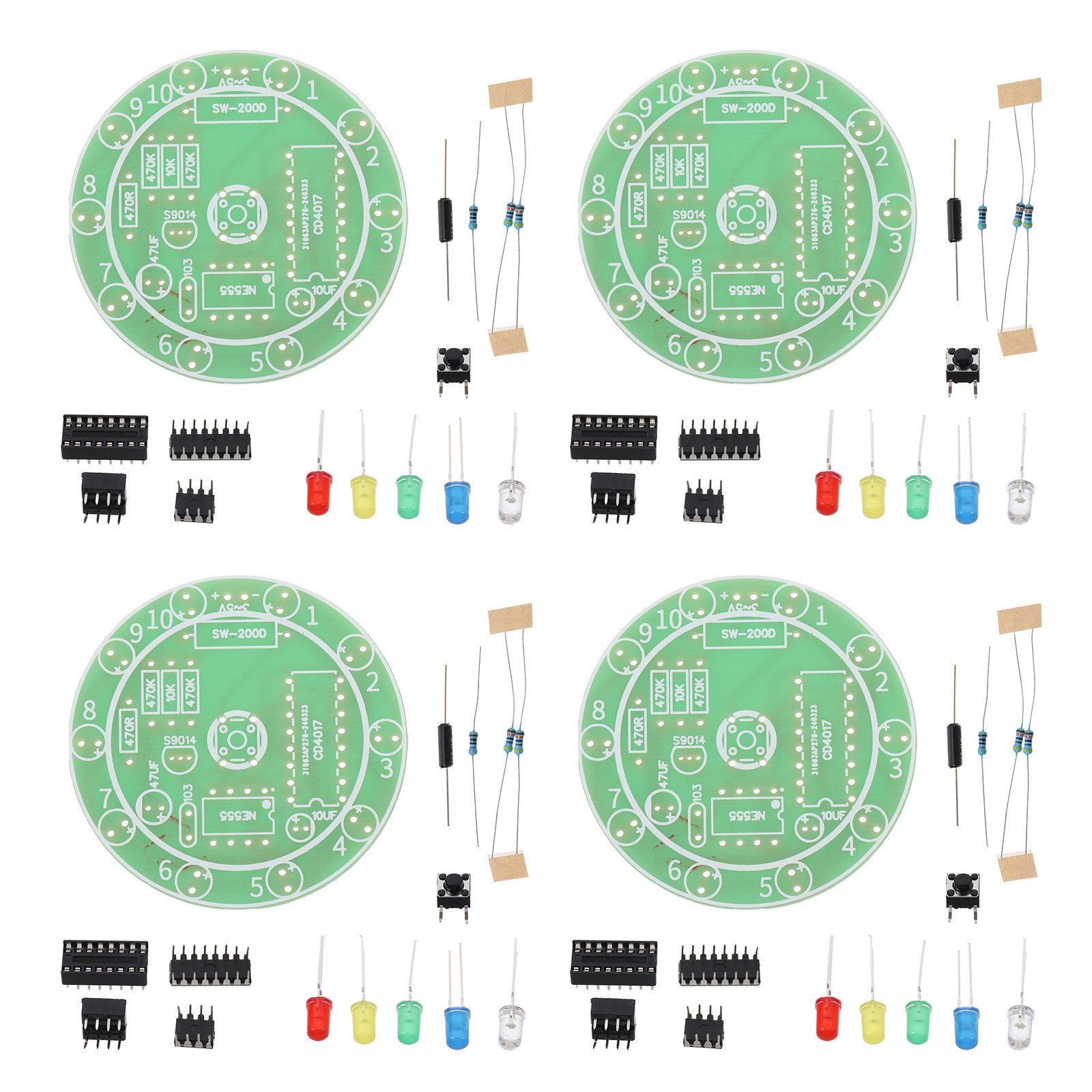 Diy Electronics Projects For Beginners - 4 set di kit per esercitazioni