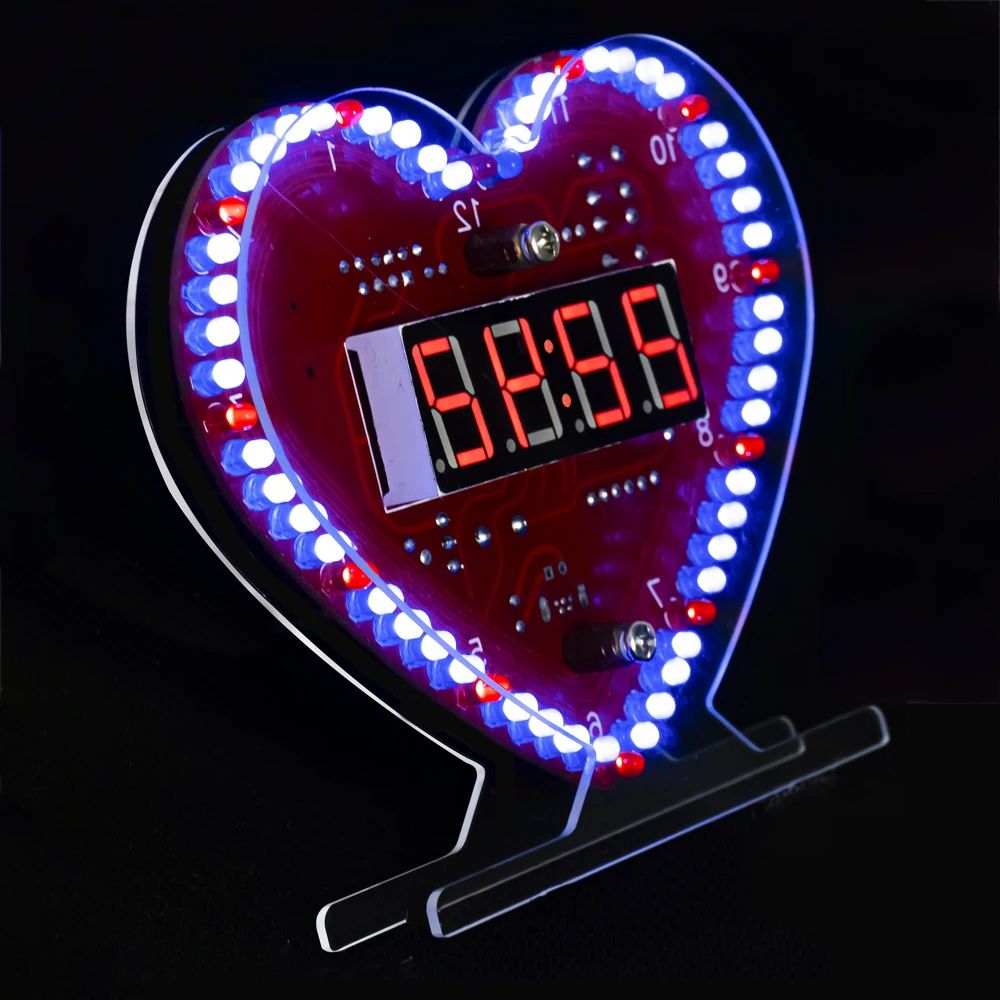 Diy Electronics Youtube - Kit elettronico fai-da-te Orologio LED multifunzione