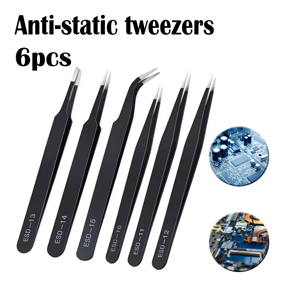 VETUS Pinzette antistatiche in - Diy Electronics Repair recensione e prezzo