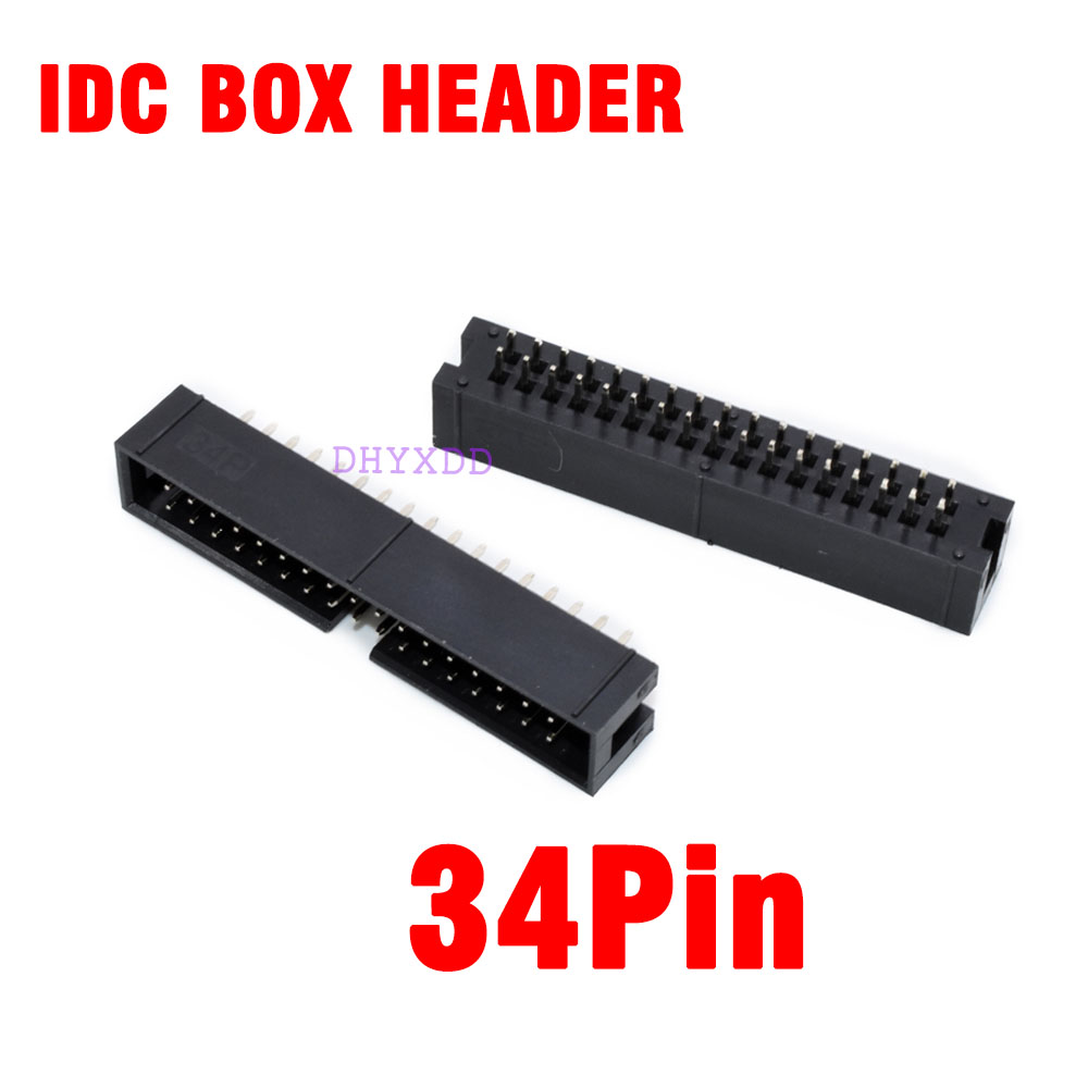 10pcs 2.54mm 2x17 Pin 34 Pin m - Male Female Header Pin recensione e prezzo