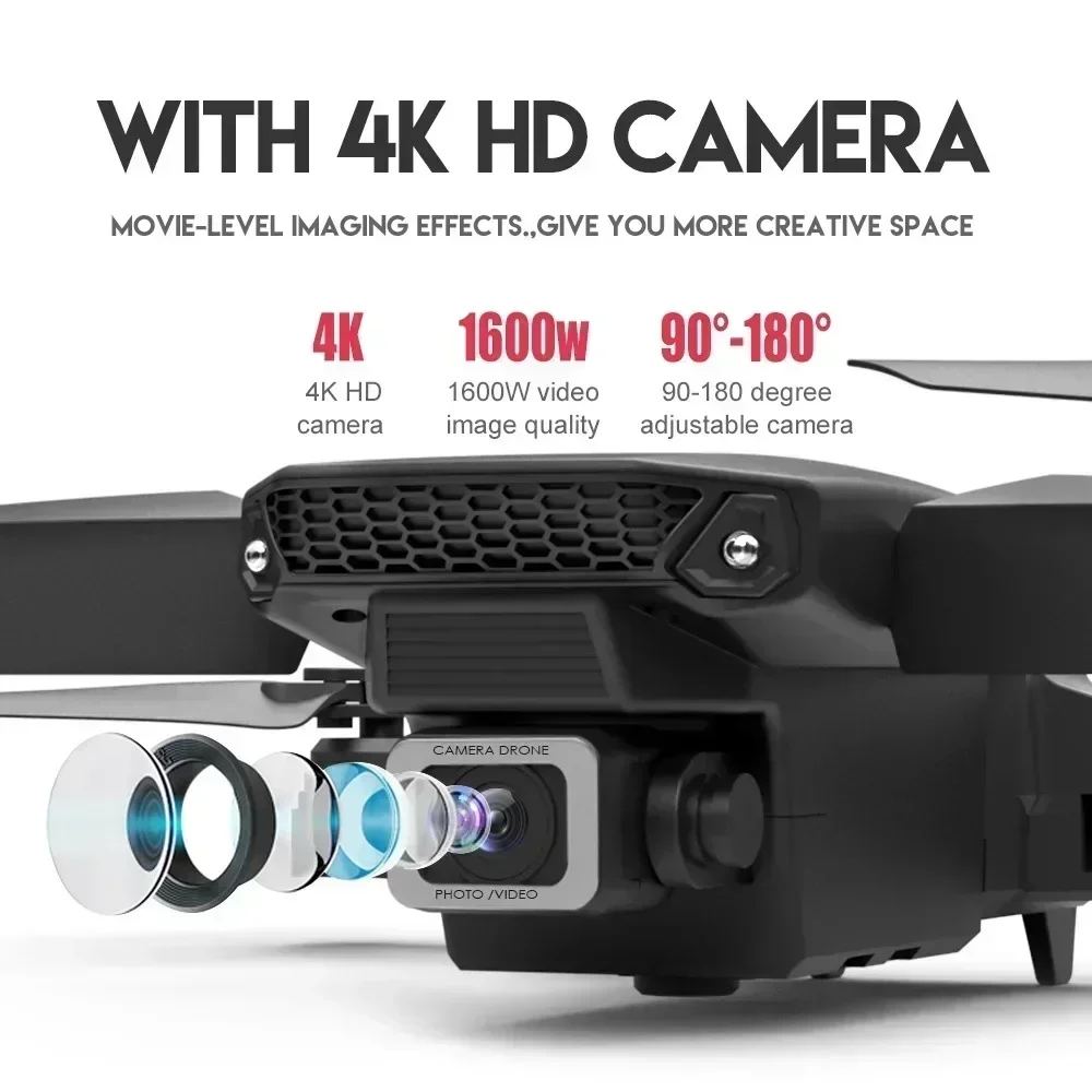E88 Pro WIFI FPV Drone grandan - Diy Drone Electronics recensione e prezzo