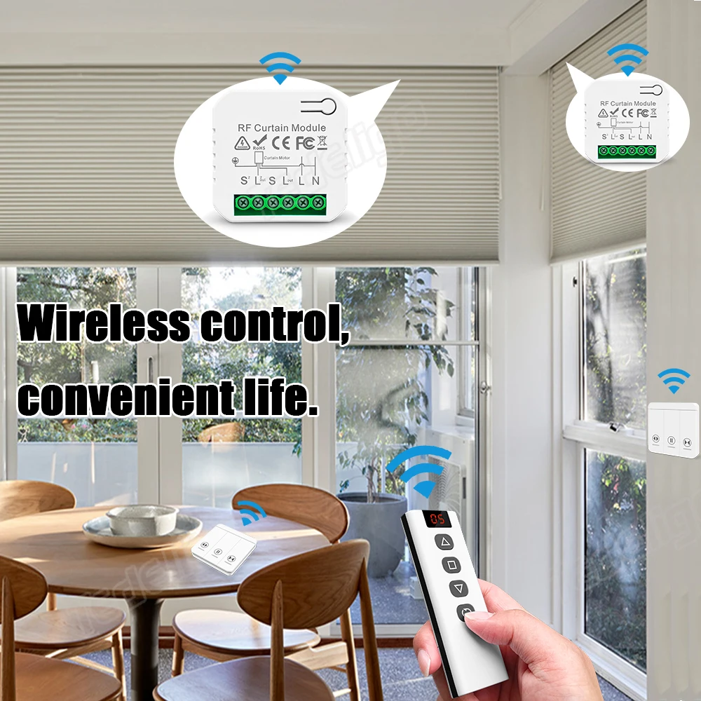Modulo interruttore per tende  - Rf 433Mhz Module recensione e prezzo