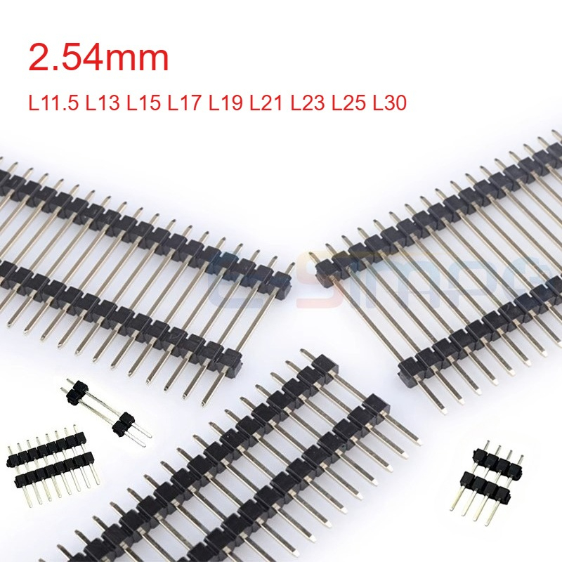 50 pz 2.54mm Oro Singola Fila  - Male Female Header Pin recensione e prezzo
