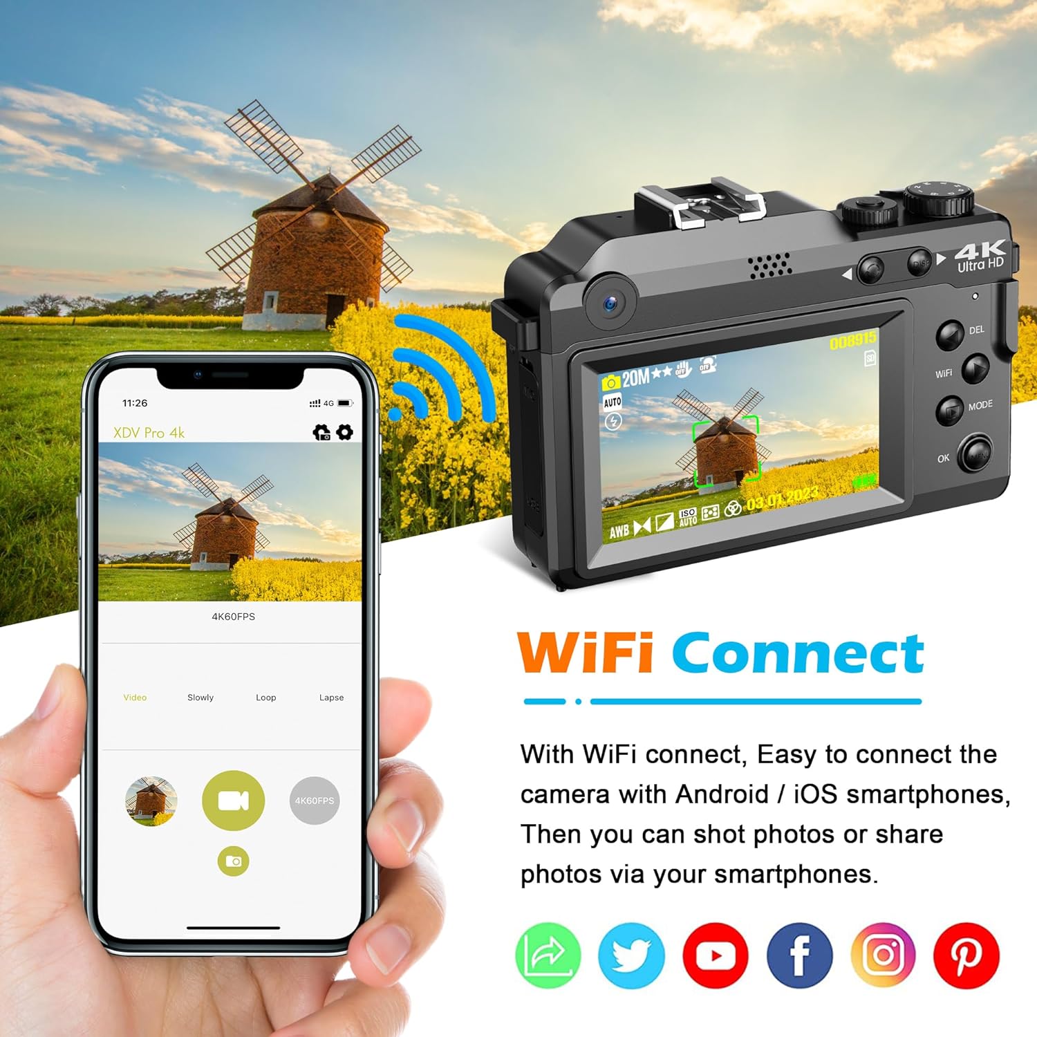 56MP Fotocamera Digitale Per L - Diy Electronics Videos recensione e prezzo