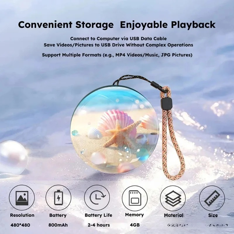 Nuova Sfera Video 3D con Album - Diy Electronics Videos recensione e prezzo