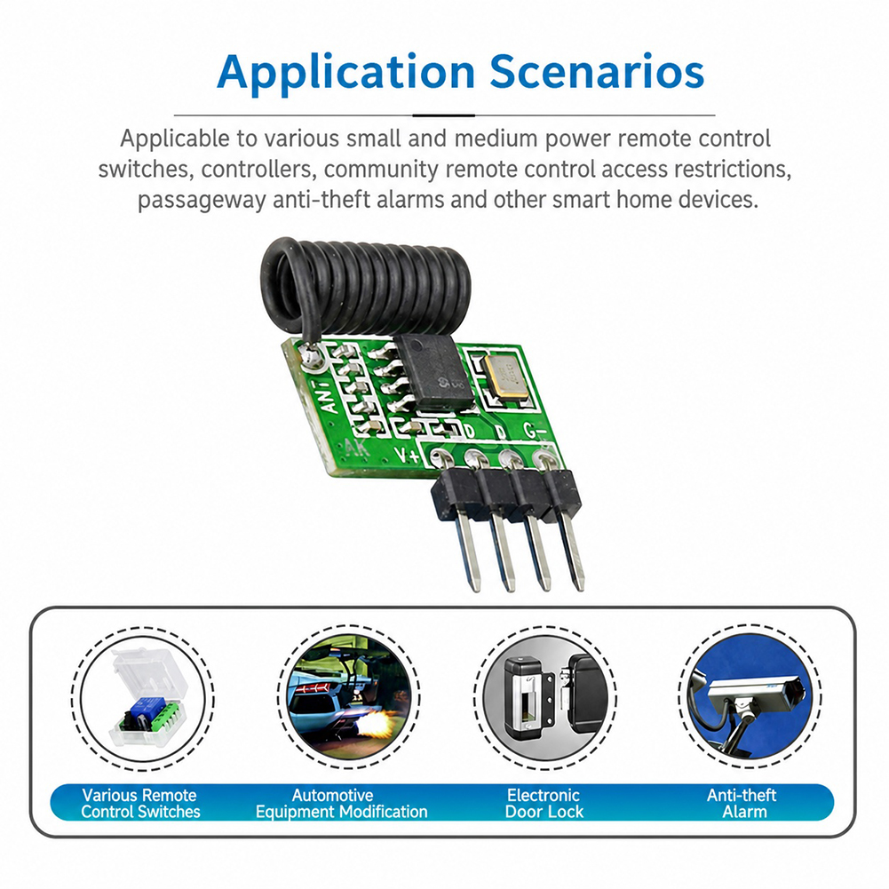 Modulo Ricevitore RF Supereter - Rf 433Mhz Module recensione e prezzo