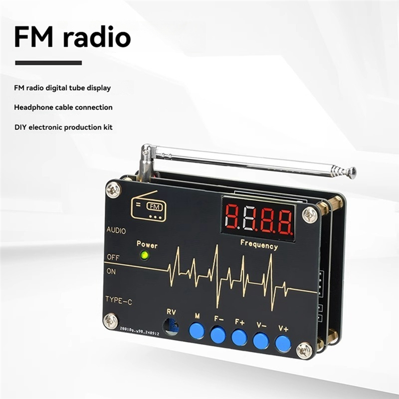 A73E-RDA5807M Radio FM Kit fai - Diy Electronics Youtube recensione e prezzo