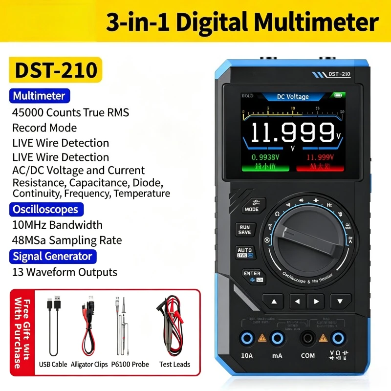 DST-210 Strumento Multimetro D - Diy Electronics Repair recensione e prezzo