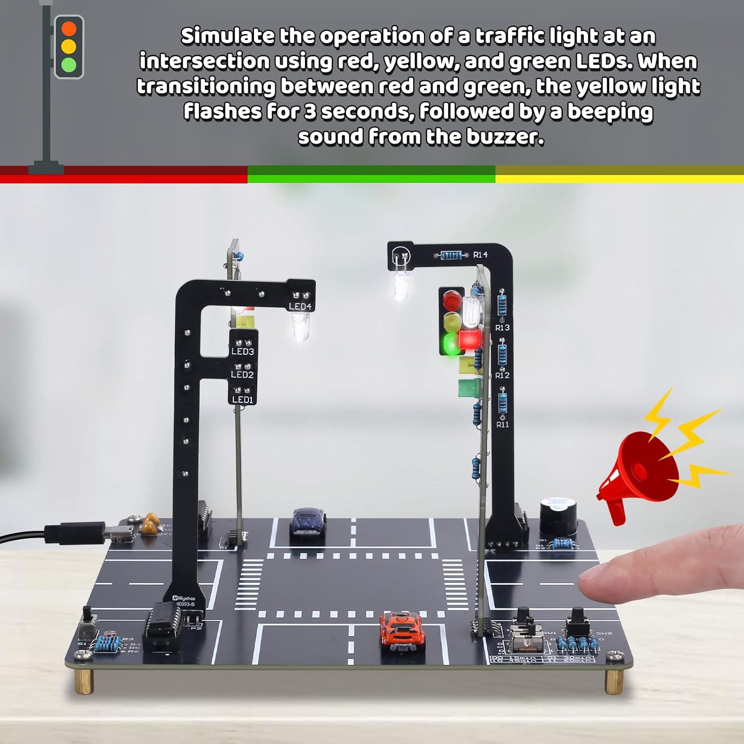 Kit simulatore semaforico con  - Diy Electronics Projects For Adults recensione e prezzo